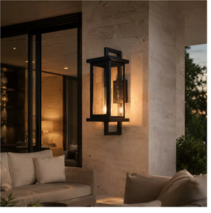โคมไฟติดผนังภายนอกแบบจีน ไฟ LED กันน้ำ ดีไซน์สำหรับสวน - Product Image 1