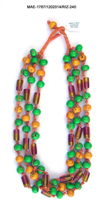 Collar Exclusivo de Varias Capas con Cuentas de Resina Verde, Joyería con Forma Geométrica, Accesorio de Moda Unisex a Precio de Mayoreo - Product Image 5