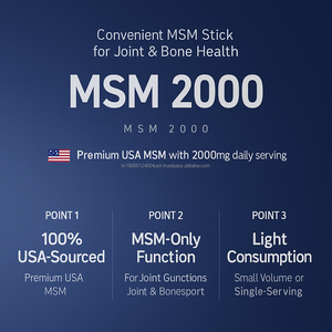 MSM 2000mg Supplément de bâton de poudre pour le soutien de la mobilité OEM Sachet Health Korea - Product Image 3