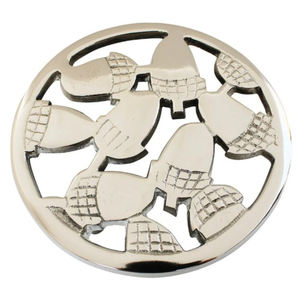 Iron Trivet for Hot Pots Round Floral Pattern Heat Insulation Kitchen Mat Tabletop <b>Protector</b> and Teapot Coaster <b>Pad</b> Wholesale - Product Image 6