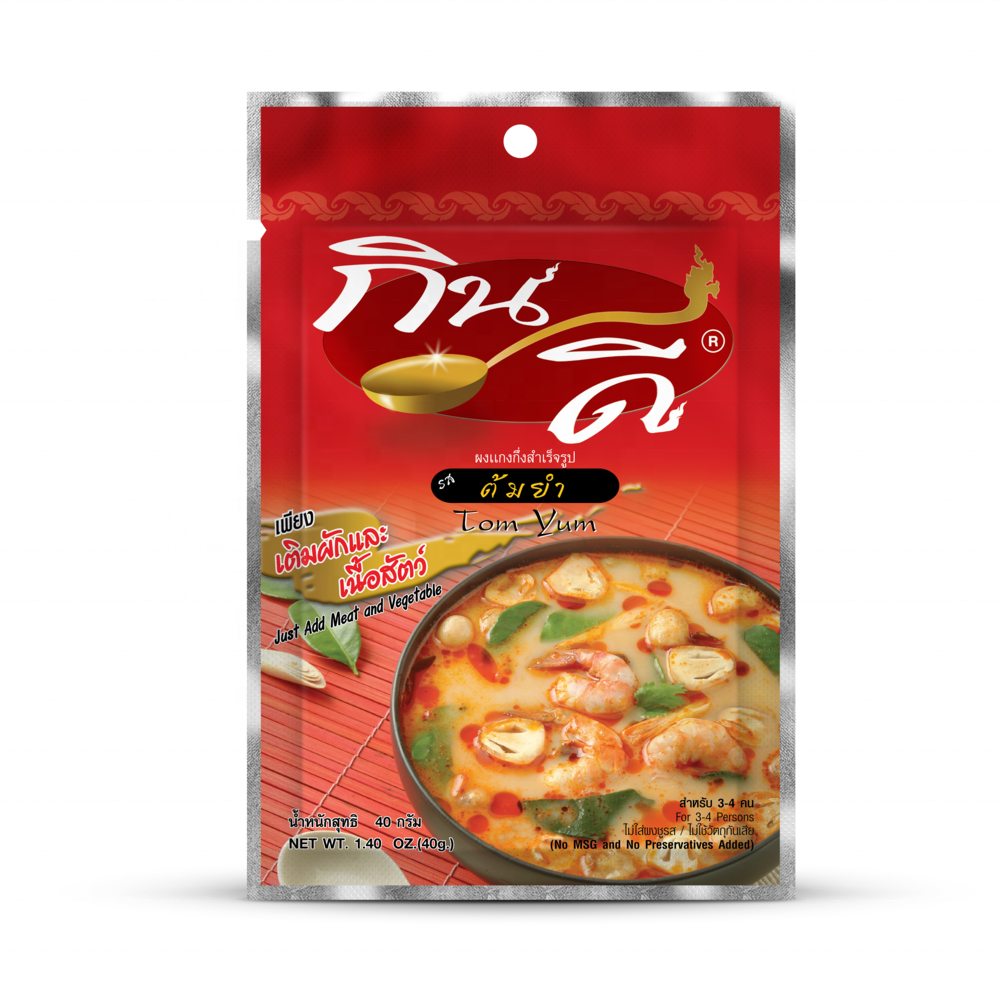 Тайский вкусный мгновенный Карри Кин ди том Ням