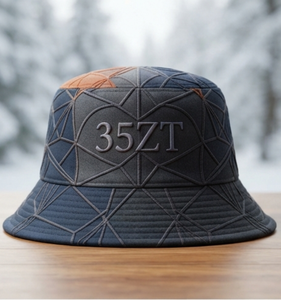 Embossed Embroidered Corduroy Bucket Hat Color Blocking Design Unisex Street Style Fishing Ski Casual <b>Cap</b> Custom Logo Multi - Product Image 1