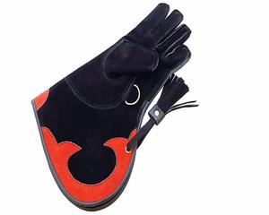 Guantes de Cetrería de Nuevo Diseño para Manipulación de Aves, Colores Personalizados, Largos, de Cuero de Alta Calidad, Doble Capa - Product Image 1