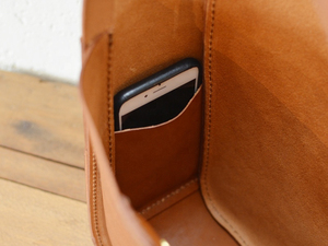 Sac fourre-tout minimaliste en cuir véritable, couleur unie, ouverture supérieure, sac à main pour femme, usage quotidien, toutes saisons - Product Image 5