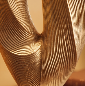 Adorable Design Metal Sculpture and <b>Object</b> Marble Base Gold Color Shiny Polished Handcrafted Metal Designer Creative Tabletop - Product Image 6