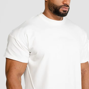 Camisetas Personalizadas de Alta Calidad para Hombre, 100% Algodón Supima de Bambú Peinado, Cuello Redondo, Hombros Caídos - Product Image 2