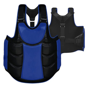 Protector de Pecho de PVC Azul y Negro para Boxeo, MMA, Muay Thai, Entrenamiento, Temporada de Invierno - Product Image 4