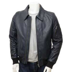 Veste en cuir pour homme, dernier design, 100% cuir de qualité supérieure, coupe régulière. - Product Image 1