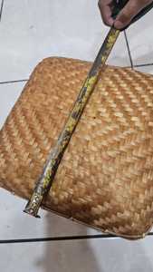Handwoven <b>Bamboo</b> Food Box Natural Gift Packaging Storage <b>Container</b> Eco Friendly Food Storage Basket Supplier - Product Image 6