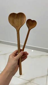Cucharas de Madera de Nogal Oscuro Natural al por Mayor, Resistentes al Calor, Proveedor de Vietnam - Product Image 2