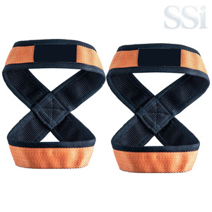 Multi Color Figure 8 Gym Straps for Strength Exercises Secure Wrist <b>Wraps</b> for Deadlifts and Heavy Duty Training - Product Image 5