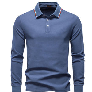 Nouveau Polo Homme 2026 à Manches Longues – Coton Respirant Premium, Confortable, Coupe Slim, Élégant, Décontracté et Durable - Product Image 5