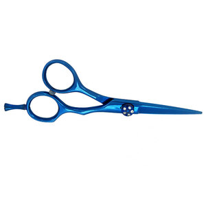 Ciseaux de coiffure professionnels pour salon de coiffure, couleur personnalisée, acier inoxydable, tranchants, pour droitiers, manche moyen - Product Image 3