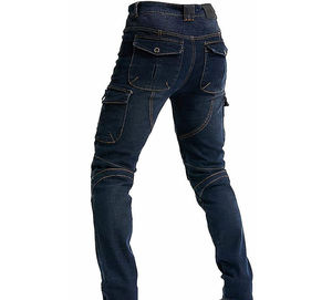 High Quality Wholesale Custom <b>Men's</b> Solid <b>Jeans</b> Pants Casual <b>Jeans</b> with Straight Printed Pattern Washed Corduroy Fabric - Product Image 5
