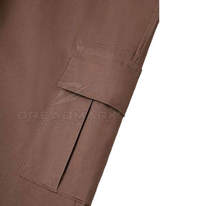 New Design Men's Mid Straight Lightweight Casual <b>Cargo</b> Pants-100% Cotton Canvas Waterproof Breathable OEM Service Best Price - Product Image 5