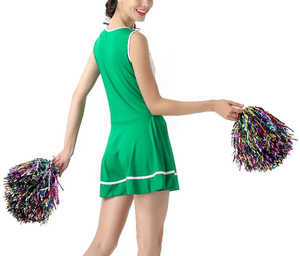 Ensemble uniforme pour entraînement de cheerleaders, uniforme de cheerleader OEM, hauts courts et shorts personnalisés imprimés - Product Image 5