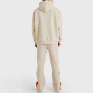 Winter Hooded 450Gsm High Quality Heavyweight Puff Printing Men's <b>Tracksuits</b> 100% Cotton French Terry <b>Tracksuit</b> - Product Image 2