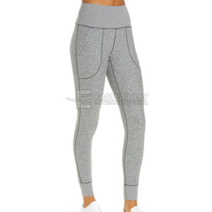 Leggings de yoga con diseño de logotipo personalizado, cintura elástica, venta directa de fábrica, ropa de gimnasio, servicio OEM. - Product Image 4