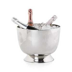 Seau à glace en cuivre martelé pour refroidisseur de bouteilles, capacité 9 bouteilles, écologique, personnalisable, bol à champagne pour fêtes - Product Image 5