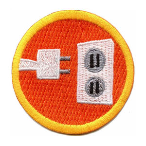 High Quality Custom Woven Embroidery Patch Iron-On Sew-On Badge Flower Heart Designs for Clothing Shoes Gifts School Uniforms - Product Image 5