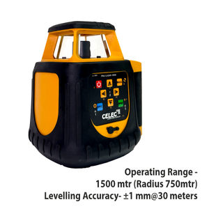 Celec Nouveau Transmetteur Laser Rotatif Longue Portée Auto-Nivelant PRO-5000+ Laser Rouge 1500 Mètres IP65 Étanche à la Poussière Agricole - Product Image 2