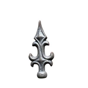 Cast iron ornamental finial tip traditional design for balustrade handrail fence gate topper decorative architectural accent - Product Image 5