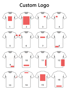 เสื้อยืดคอกลมแขนสั้นผู้ชายผ้าฝ้าย 100% พิมพ์ลายโลโก้ตามสั่ง ทรงปกติ สีพื้น สไตล์ลำลอง พิมพ์ลายด้านหน้า - Product Image 1