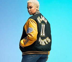 Chaqueta Varsity de Béisbol Personalizada con Logotipo en Relieve, Tejida y Recubierta, para Hombre, Manga Larga, Cuero PU, Resistente al Viento, Transpirable, con Capucha y Cierre Frontal - Product Image 4