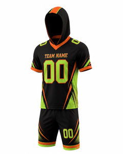 Maillots de football 7v7 personnalisés pour adultes, impression par transfert thermique, prix d'usine, maillot d'entraînement réversible en maille respirante pour match - Product Image 4