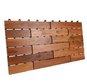 Dalles de terrasse en bois modernes 600*300mm à clipser pour l'intérieur et l'extérieur, jardin, terrasse, cour, design lisse - Product Image 1