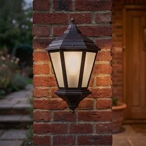Lanterne murale extérieure LED, lampe de jardin traditionnelle, lampadaire de cour, boîtier en fer pour entrée - Product Image 4
