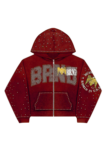 Sweat à capuche brodé sur mesure OEM, sweat à capuche en molleton français, sweat à capuche en coton premium, directement de l'usine pour les labels de mode - Product Image 6