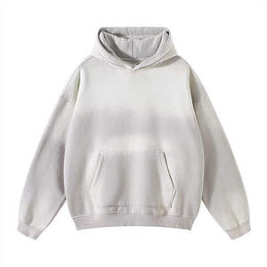 Men Acid Wash <b>Sun</b> Faded Hoodie Vintage Cotton Fleece Pullover Streetwear Fashion Apparel Bulk Supply - Product Image 6
