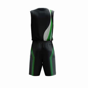 Conjuntos de Jersey y Pantalones Cortos Reversibles, Transpirables, Estampados, Sublimados, de Secado Rápido, Uniformes de Baloncesto Personalizados - Product Image 2