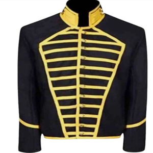 Chaqueta de Hombre Estilo Vintage con Cuello Alto Bordado, Transpirable, Resistente al Viento, Reproducción de Chaqueta del Reglamento Militar - Product Image 2