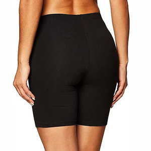 Women's Custom Logo Printing Breathable Waterproof Windproof High Quality Athletic Biker Shorts 100% Cotton <b>Elastic</b> <b>Waist</b> Summer - Product Image 2
