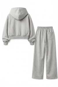 Conjunto Deportivo Personalizado Transpirable y Ligero de Poliéster/Nailon para Invierno, con Cierre de Cordón, Sudadera con Capucha y Pantalones, Unisex, Estilo Urbano - Product Image 5