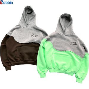 Sudadera con Capucha Oversize de Impresión Digital 100% para Hombre, Sudadera Bicolor para Mujer, Ajuste Holgado con Hombros Caídos - Product Image 4