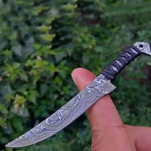 Couteau de Chef Personnalisé Burraq DIY OEM Fait Main en Acier Damas Miniature 1 Lame Manche Magnifique Cadeau Personnalisable - Product Image 6