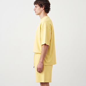 Ensemble T-shirt et short surdimensionné 100 % coton 2026 pour homme – Vente en gros, personnalisable, tendance - Product Image 2