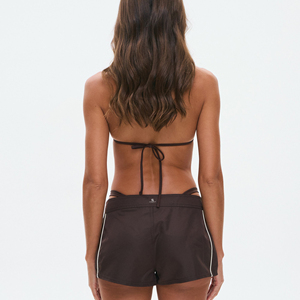 Shorts pour femmes en coton respirant, taille haute, pour le sport et le quotidien, avec ceinture élastique ajustable, style streetwear, vente en ligne 2026 - Product Image 2