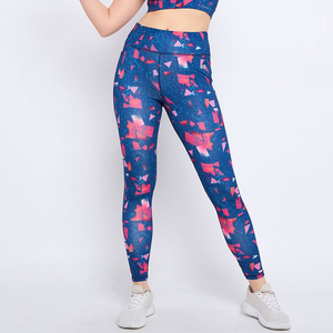 Comfortable Women's <b>Yoga</b> <b>Leggings</b> High Quality Breathable Solid Custom Made Eco-Friendly Spandex/Polyester High Waist Fitness - Product Image 1