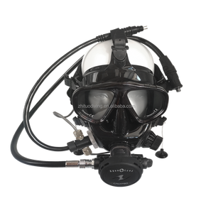 Máscara de <span class=keywords><strong>Buceo</strong></span> Profesional de Silicona para Rostro Completo - Compatible con Regulador, Lente Antivaho, Correa Ajustable de 5 Puntos - Product Image 1