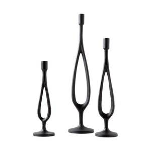 Lot de 3 bougeoirs décoratifs avec couvercles pour la décoration de Noël à la maison Méthode d'impression personnalisée - Product Image 1