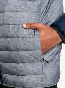 Men OEM Custom Logo Zipper Front Waterproof Hooded Winter Casual Puffer <b>Jacket</b> Men - Product Image 5