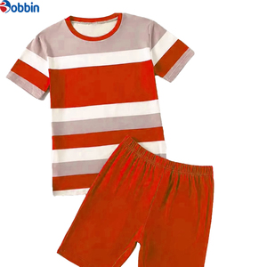 Top Trending Hot Selling Hip Hop Casual Women's Summer Casual Stretch Stripe Design 2 <b>Pc</b> T-shirt and Shorts <b>Set</b> Women's <b>Sets</b> - Product Image 5