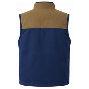 Chaleco de Trabajo de Lona para Hombre, Directo de Fábrica, Ropa Exterior de Algodón, Multibolsillos, Costuras Reforzadas - Product Image 2