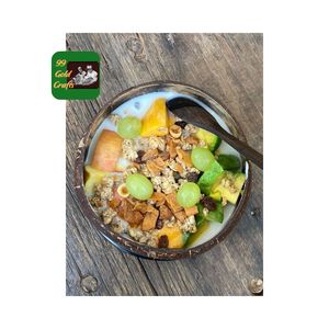 WHOLESALE BEST PRICE <b>COCONUT</b> <b>BOWL</b> FOR ICE CREAM AND SOUP ECO-FRIENDLY <b>COCONUT</b> <b>BOWL</b> WHOLESALE HOME DECOR COCO <b>BOWL</b> - Product Image 5
