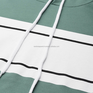 Nardon Apparel Sweat à capuche pour homme avec logo personnalisé Sweat à capuche 100% coton aux couleurs personnalisées Sweat à capuche à capuche de couleur contrastée pour homme - Product Image 5
