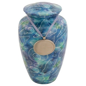 Urna Funeraria de Metal Seashell Whisper para Cenizas Humanas, Opción de Colgante, Urna Conmemorativa para Adultos, Fabricante OEM ODM - Product Image 1